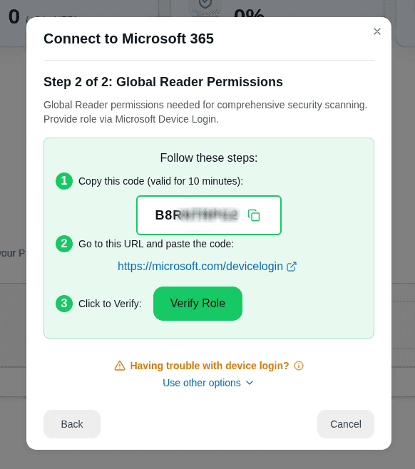 Device Login Process