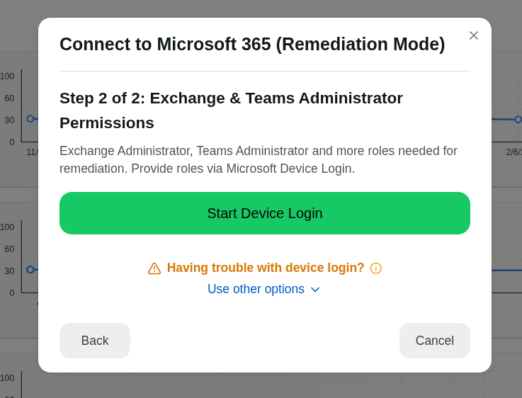 Step 2 – Start Device Login